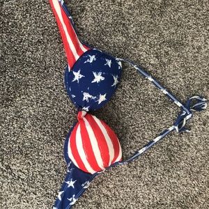 USA Flag Bikini Top